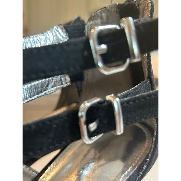 REPORT BRAND Women's Size 9 Strappy Ankle High Heels with Zipper - Picture 4 of 6